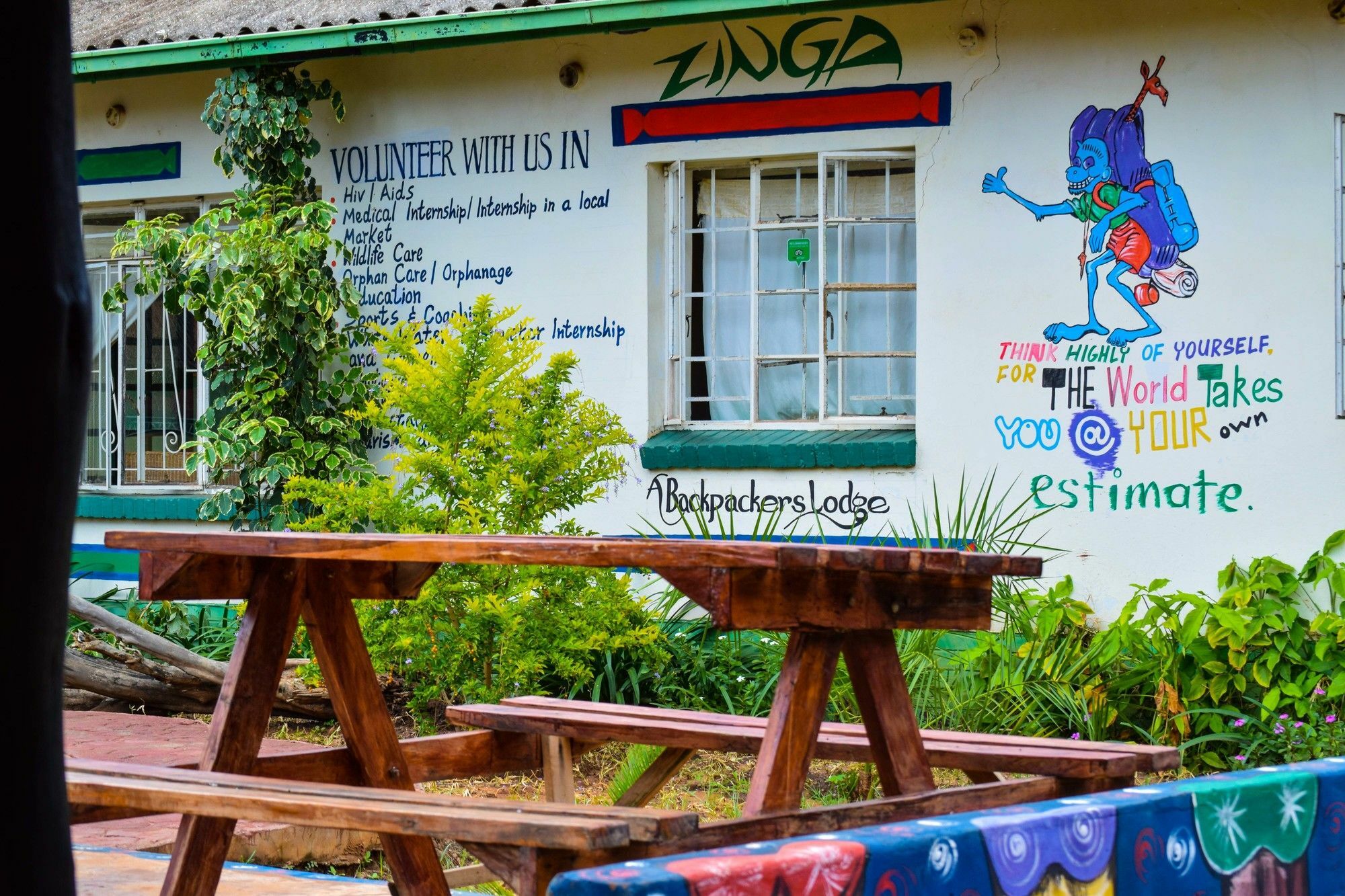 利文斯顿 Zinga Backpackers酒店 外观 照片